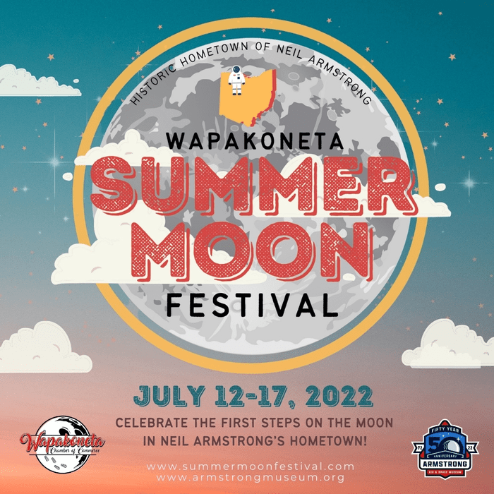 Wapakoneta moon festival summer arts crafts take part