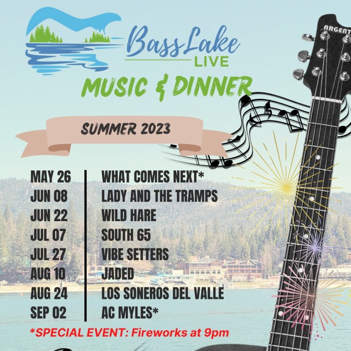 Bass Lake Festival 2024 Schedule