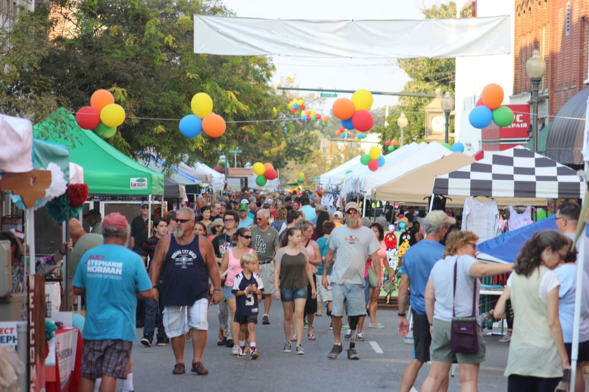 Morganton festival nc historic downtown september romanticasheville