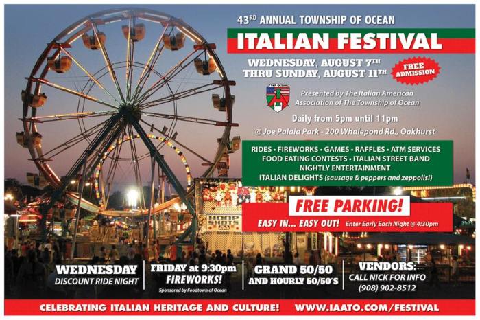 Italian Festival Ocean Twp