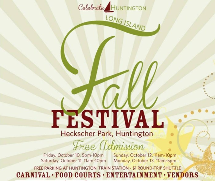 Festival fall island long huntington