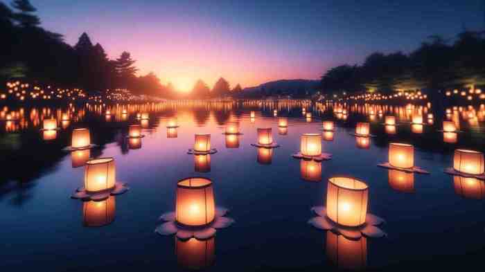 Festival lantern water ca