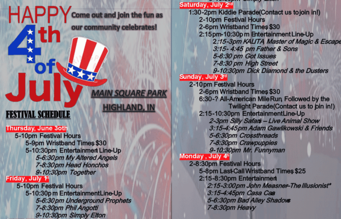 Highland 4th Of July Festival 2024