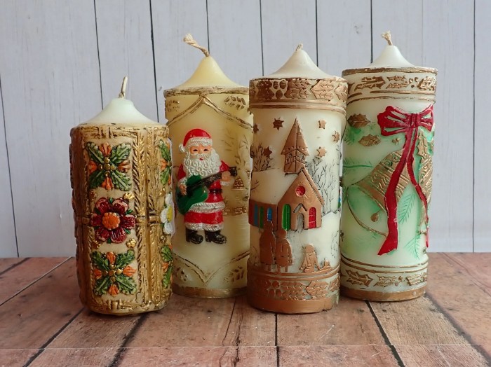 Festive Pillar Candles